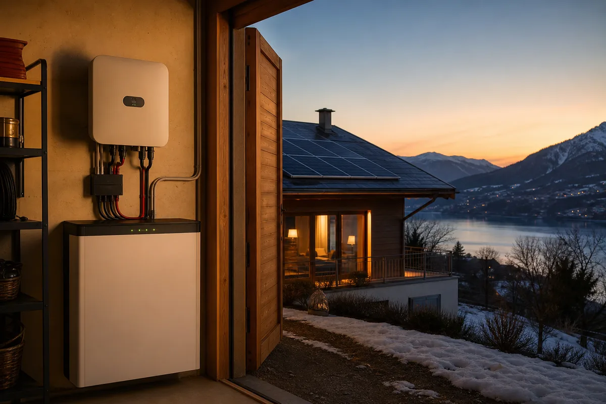 Batterie et autoconsommation à Savines-le-Lac