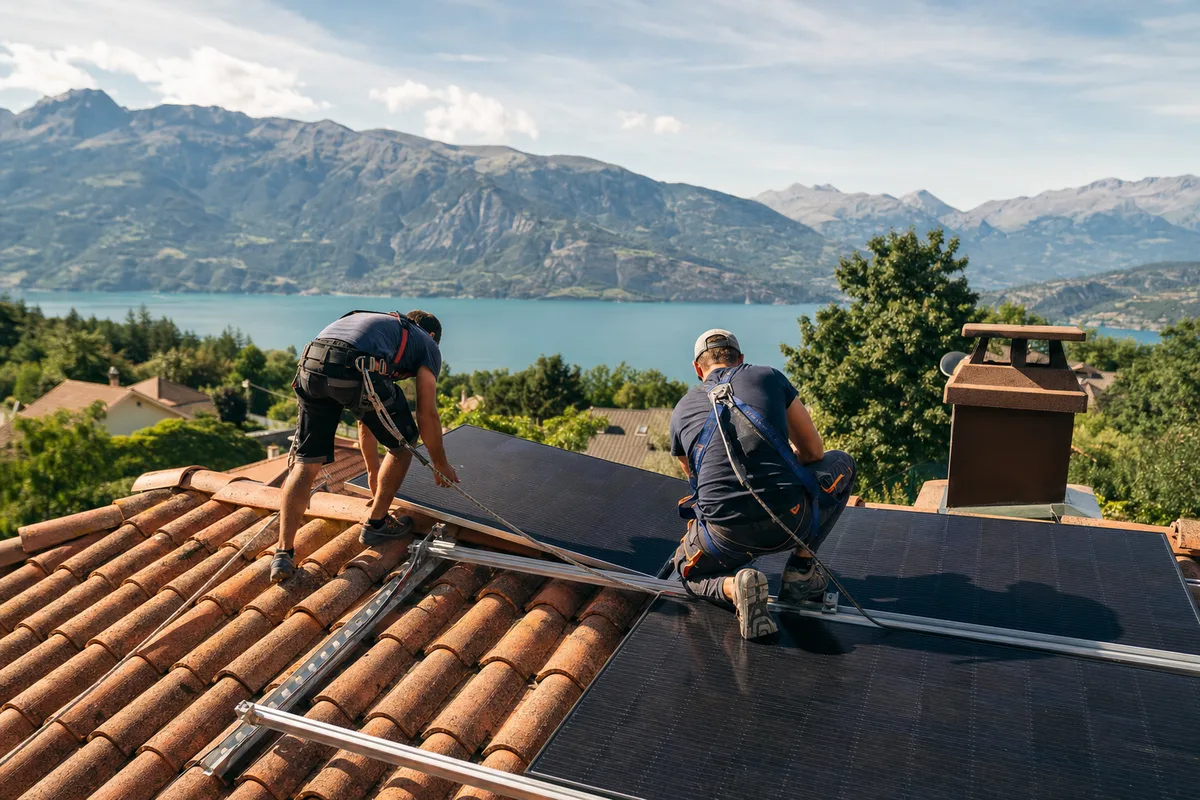 Installation de panneaux photovoltaïques à Savines-le-Lac